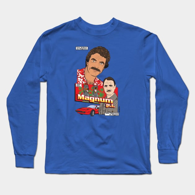 Magnum p.i. Long Sleeve T-Shirt by Nonesz Workshop